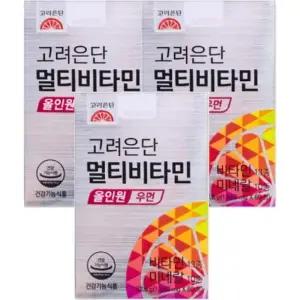 고려은단 멀티비타민 올인원 우먼 60정 X 3개 (6개월분)