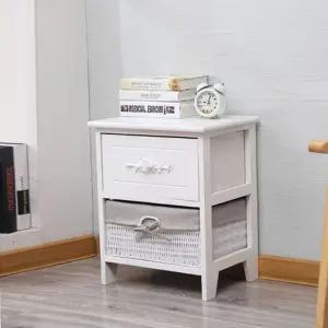 서랍장 레나퍼니처 로로티 라탄 2단 수납장 가구 인테리어가구