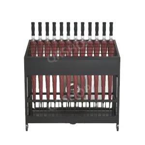 블랙 플라워 철제 현관 꽂이 대형 학원 우산 우산통 수납