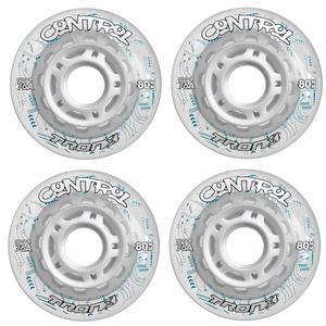 트론엑스 컨트롤 실내 소프트 76A 롤러 인라인 하키 휠 - 59mm, 68mm, 72mm, 76mm 및 80mm 하이로