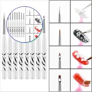 쌍문상회 네일 브러쉬 8종 SET 손톱케어