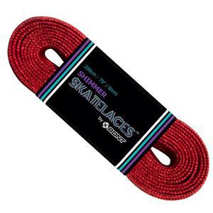 본 스케이트 8mm 쉬머 레이스 - 79인치 96인치 108인치 매우 체리 레드