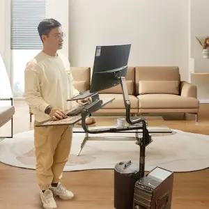 누워서하는 컴퓨터책상 게이밍 무중력 리프팅 데스크