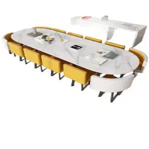 원형 식탁 사무실 회의 의자 세트 테이블 8인용 협상