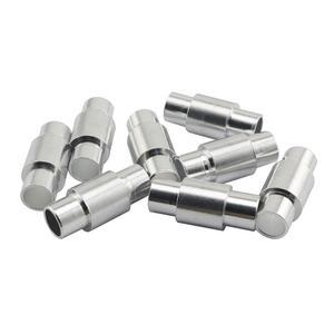 RLECS 8pcs 6mm 알루미늄 긴 슬리브 인라인 롤러 스케이트 휠 교체 스페이서 고성능 스쿠터 스케이트보드 베어링