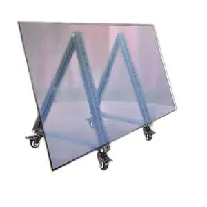 낮은 티비 거치대 대형 받침대 이동식 선반형