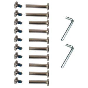 아직 깨어 있는 OD 15/64인치(6mm) 샤프트 육각 소켓 나사 인라인 스케이트 휠 롤러 블레이드 교체 축 수리 키트(30mm/36mm)