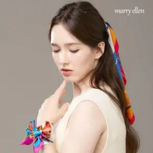 생일선물 메리엘렌 Jacqueline 쁘띠 실크스카프