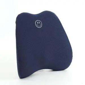 허리 의자 등받이 쿠션 네이비 메모리폼 편한 소파 등방석