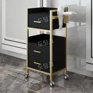 미용실 츄레이 트롤리 서랍 박스 정리함 색상 정리대