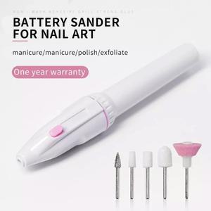 네일 폴리 미니 전기 도구 아트 샌딩 페디 폴리싱 그라인딩 키트 기계 매니 파일 드릴