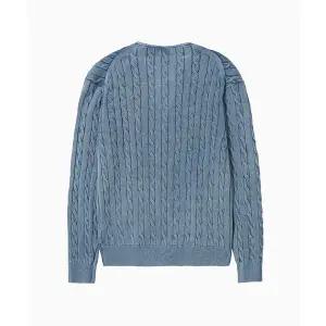 타미힐피거 TOMMY HILFIGER 가먼트다이 케이블 가디건 (T12F6KCD350MT1C2B)T12F6KCD350MT1C2B 122151