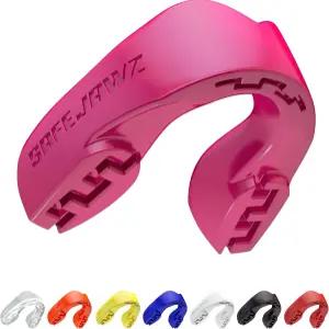 SAFEJAWZ 마우스가드 슬림 핏 성인 및 주니어 복싱 농구 라크로스 풋볼 종합격투기 무술 하키 모든 접촉