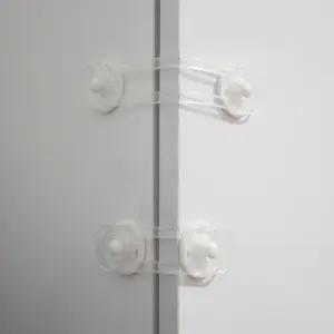 서랍 도어 냉장고 문열림방지 안전잠금 2개입 잠금장치 고리