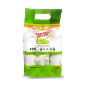 3M돌돌이 베이직 테이프 클리너 대형 리필 6개입