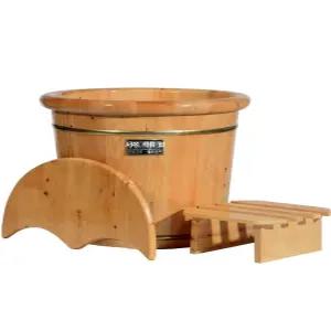 히노끼족욕통 발습식 편백나무 건식 발찜질 40CM