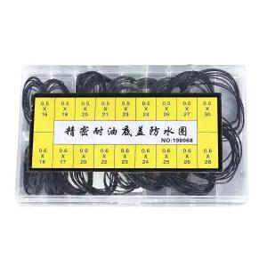 시계 뒷면 씰링 링 180피스 켓 고무 O 키트 0.5mm 0.6mm 커버 씰 수리 액세서리