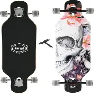 암르고 42인치 완전 롱보라드 드롭 스루 데크 오목 크루즈 프로페셔널 롱보드