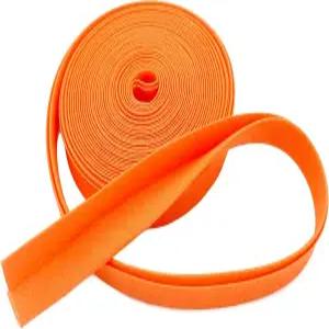 더블폴드 바이어스 테이프 1/2인치 와이드 ~ 폴리 코튼(5야드 오렌지) 미국산