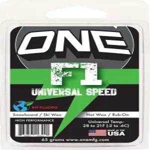 하나의 Mfg F1 65g 범용 조건 스피드 왁스-스노보드/스키/노르딕-유니버설 고성능 FAST + 내구성 - 우리