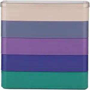 시계 부품 보관함 5겹 액세서리 정리함 케이스 도구 보관 용기 제작자 수리 세트(직각)