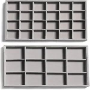 서랍용 프리뷰티 스태커블 벨벳 주얼리 정리함 트레이 보석 보관 디스플레이 케이스 삽입 스터드 귀걸이