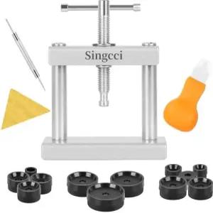 싱찌 워치 프레스 도구 세트 12개의 몰드로 케이스를 더 가까이 대고 배터리 교체용 백 캡을 닫을 때는