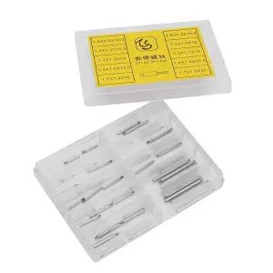 쿠잉테크 10사이즈 시계 밴드 나사 50박스/박스 핀 2박스 제작자 애호가를 위한 액세서리