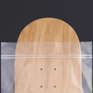 [신규] (20개 PCS) 스케이트보드 가방 - 무산 프리미엄 리클로저블 리셀링 재사용 가능 보호 이중 지퍼 씰