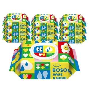 [보솜이] 깨끗한나라 보솜이 펀앤플레이 아기물티슈 캡형 70매 10팩