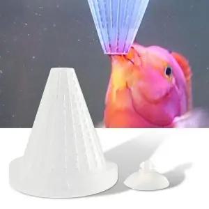 어항 수조 피딩컵 구피 열대어 먹이 급여기 실지렁이