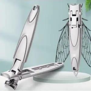 ( )세련된 스텐 휴대용 슬림 손톱깎이 발톱깎이 위생 정리 파우치 소형 여행 필수품 건강