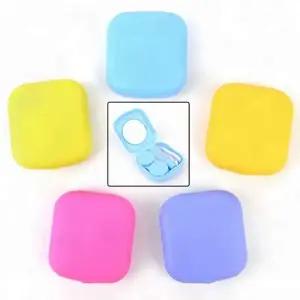 ( )휴대용 렌즈케이스 콘택트 케이스 렌즈보관함