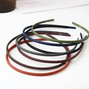 컬러 기본형 머리띠(소) 여자 헤어밴드 세안용 남자 얇은 여름 데일리 포인트 심프