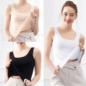 시원한 여름티셔츠 쿨링 여성 심리스 민소매 티셔츠랍슨유통