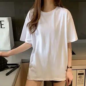 여자 기본 베이직 루즈핏 꾸안꾸 라운드 반팔 티셔츠 여성 U넥 반팔티 이너 여름 얇은