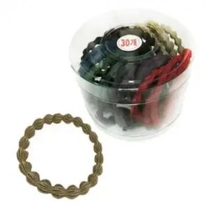 주름고무줄 30P 머리고무밴드 유아머리끈