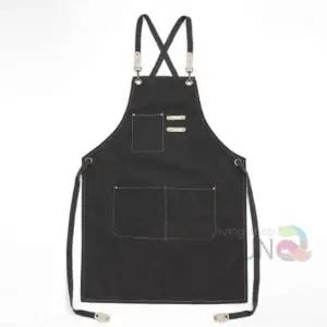 캔버스 앞치마 차콜 커피앞치마 미용에이프런 홀앞치마 공방용앞치마 미용실앞치마