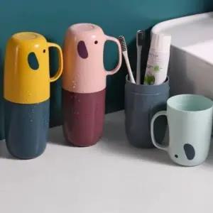 휴대용 칫솔케이스 어린이집 여행용 디자인 칫솔통 코끼리 휴대용 아동_24630820