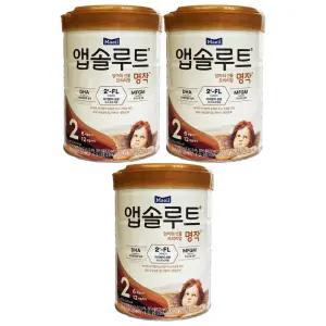 앱솔루트 엄마의 선물 프리미엄 명작 2FL 2단계 800g 3개