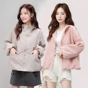 여성 봄용 루즈핏 바람막이 점퍼 간절기 아우터 여성 점퍼 바람막이 잠바 간절기 자켓 여자봄 아우터 봄