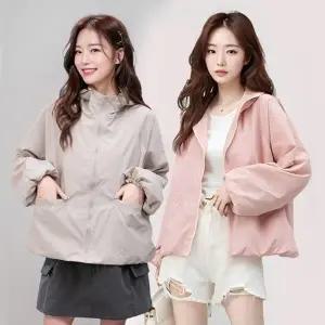 러블리 여성 봄 자켓 간절기 루즈핏 바람막이 여자 봄자켓 아우터 점퍼 간절기 바람막이 잠바 여성