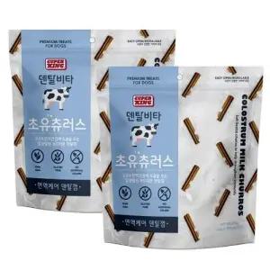 슈퍼킹 초유츄러스 100P 면역케어 가수분해 강아지껌간식