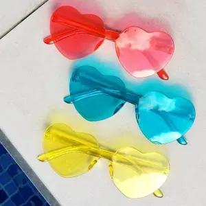 ( )파티 선글라스 생일 촬영소품 하트 단색