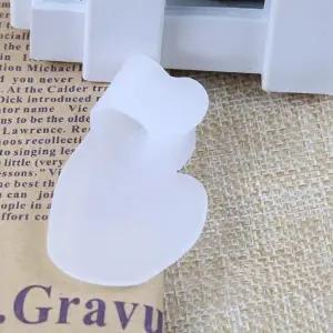 ( )실리콘 발가락 보호 패드 새끼발가락 분리 케어 커버 보호대 내성 발톱 밴드 지압