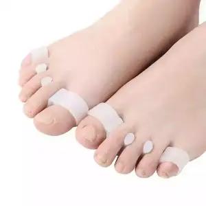 ( )편안한 착용감 실리콘 발가락 사이 보호 패드 발케어 커버 발바닥 엄지보 호대 지압 발이