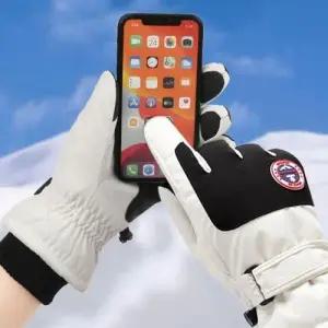 손목밴딩 미끄럼방지 방풍 스마트폰 터치 스키장갑 WFG66CU