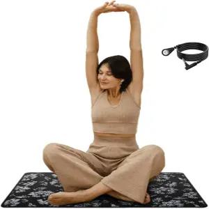 더 나은 수면을 위한 MINPWNP 접지 매트 세트 15피트 코드가 있는 23.6x35.4인치 패드 불면증 불안 감소