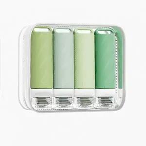 유니보르 여행용 고리형 실리콘 공병 샴푸 수영장 헬스장샤워용품 소분용기 샴푸통 디스펜서 튜브용기 휴대