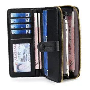 다양한 화폐 에센셜 핸드폰 수납 1P 아코디언 넓은 보관 해외여행 월렛